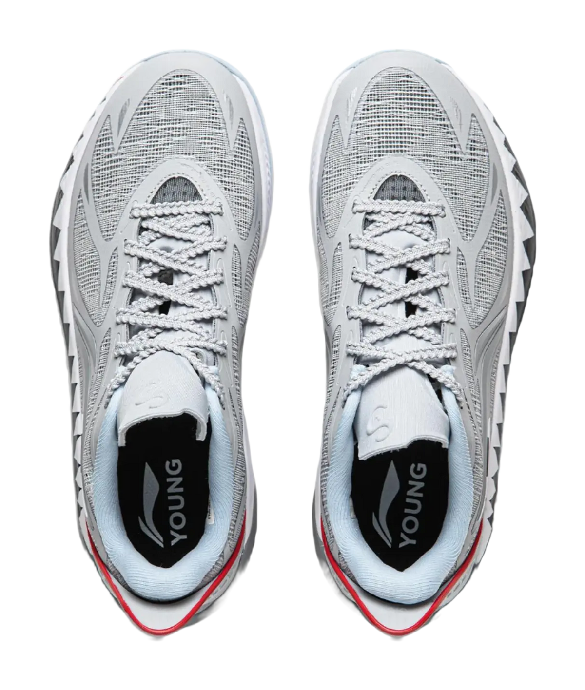 Li Ning YOUNG SONIC 12 LIGHT FOAM ULTRA Fabric Lace Up Slip Resistant, Abrasion Resistant, Breathable Low top  vjsneaker.com