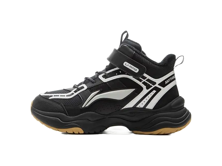 Li Ning YOUNG Sports Life Collection Synthetic Leather, Textile Slip Resistant Cushioning Abrasion Resistant Thermal  vjsneaker.com