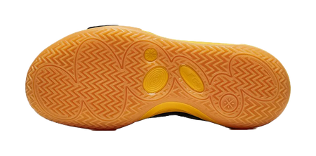 Li Ning YOUNG Synthetic Leather Low top Childrens Basketball Shoes Black Yellow Kids  vjsneaker.com