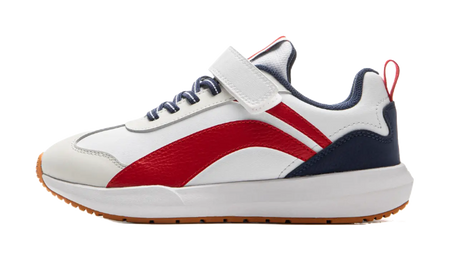 Li Ning YOUNG Synthetic Leather Slip Resistant Cushioning Low top Kids Outdoor Shoes  vjsneaker.com