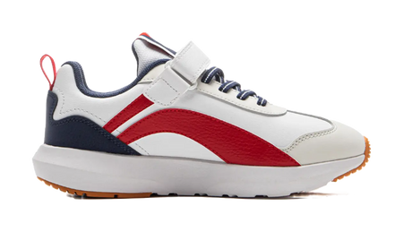 Li Ning YOUNG Synthetic Leather Slip Resistant Cushioning Low top Kids Outdoor Shoes  vjsneaker.com