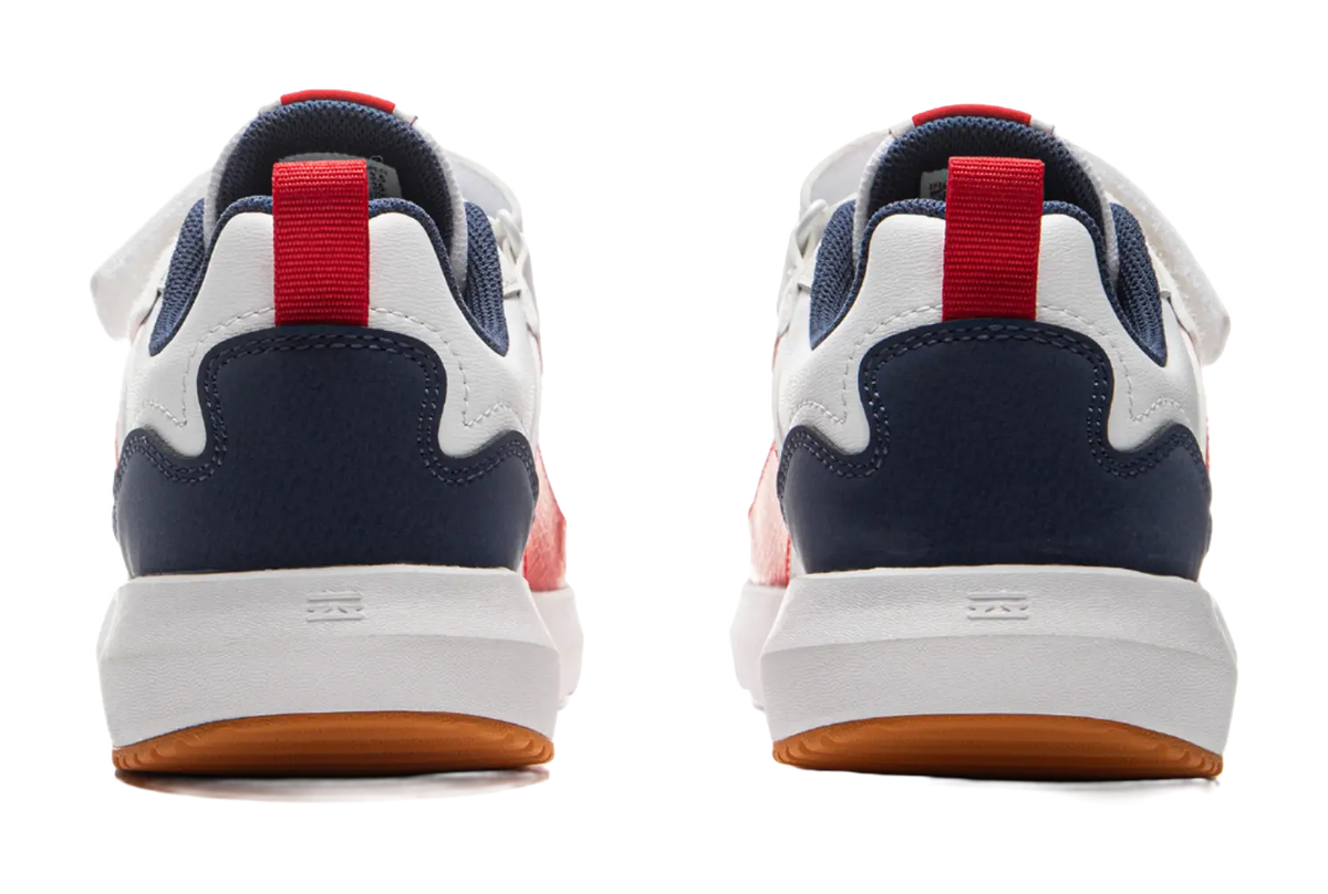 Li Ning YOUNG Synthetic Leather Slip Resistant Cushioning Low top Kids Outdoor Shoes  vjsneaker.com