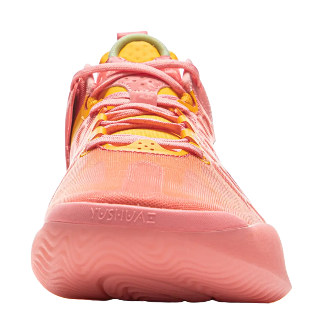Li Ning Yushuai 19V2 Basketball Shoes Mens Low top Pink Orange  vjsneaker.com