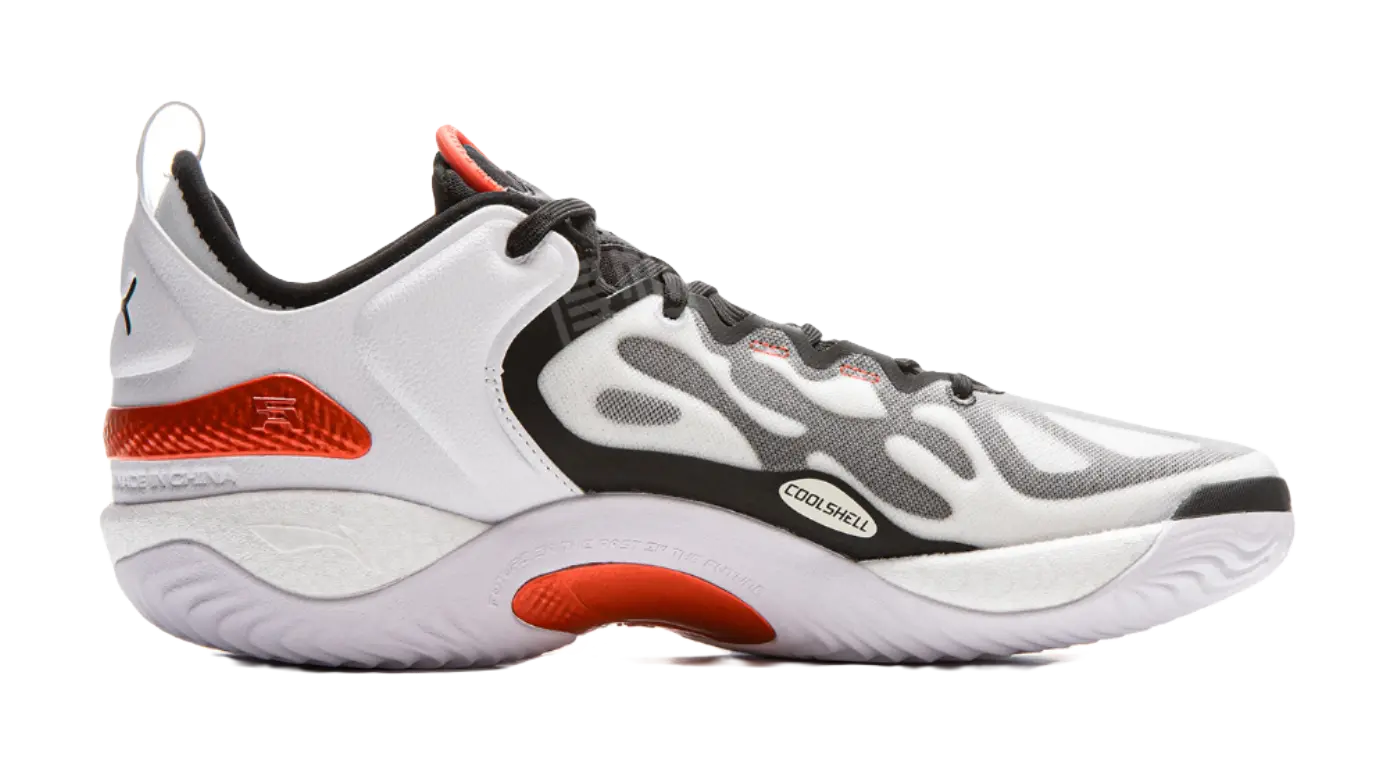 Li Ning Yushuai 19V2 Basketball Shoes Mens Low top White  vjsneaker.com