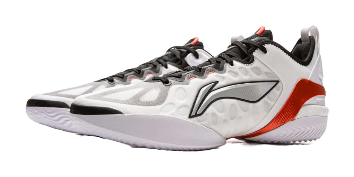 Li Ning Yushuai 19V2 Basketball Shoes Mens Low top White  vjsneaker.com
