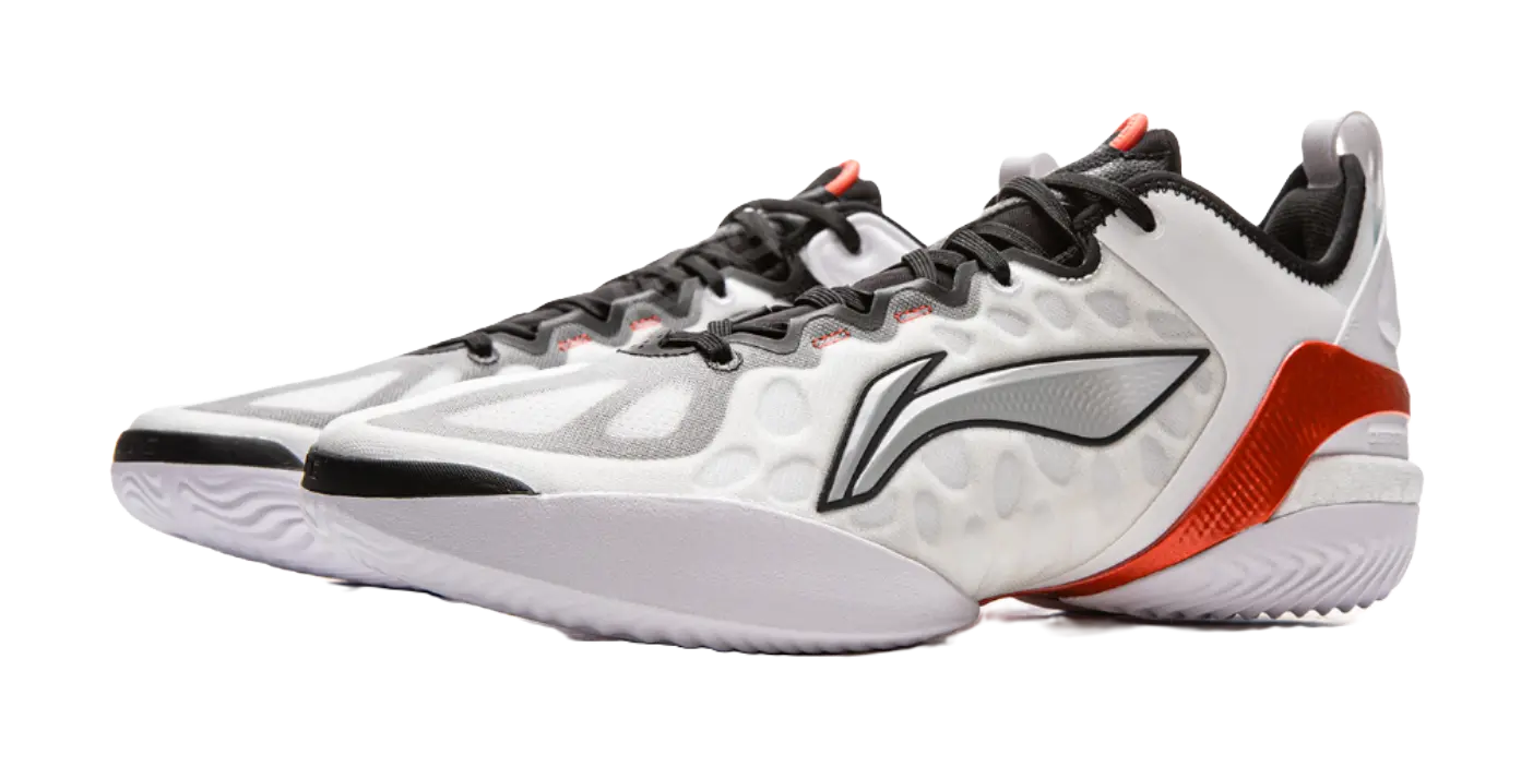 Li Ning Yushuai 19V2 Basketball Shoes Mens Low top White  vjsneaker.com