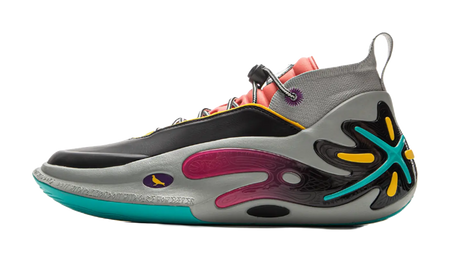 Li-Ning x Staples Way of Wade 11 (WOW11) 'Pigeon Retro Card' Basketball Shoes Mens Black Gray  vjsneaker.com