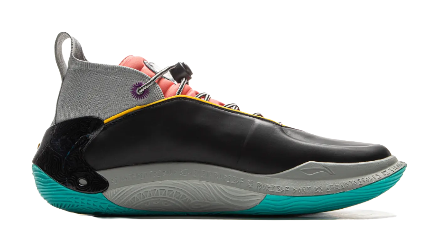 Li-Ning x Staples Way of Wade 11 (WOW11) 'Pigeon Retro Card' Basketball Shoes Mens Black Gray  vjsneaker.com