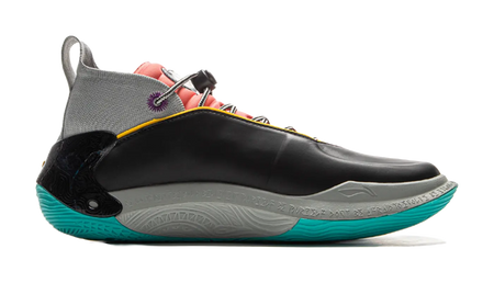 Li-Ning x Staples Way of Wade 11 (WOW11) 'Pigeon Retro Card' Basketball Shoes Mens Black Gray  vjsneaker.com