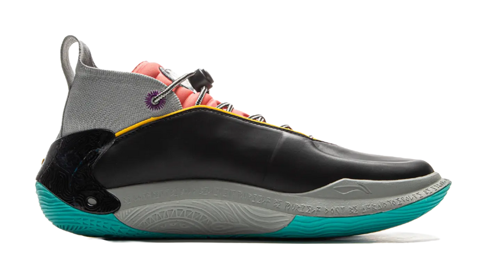 Li-Ning x Staples Way of Wade 11 (WOW11) 'Pigeon Retro Card' Basketball Shoes Mens Black Gray  vjsneaker.com