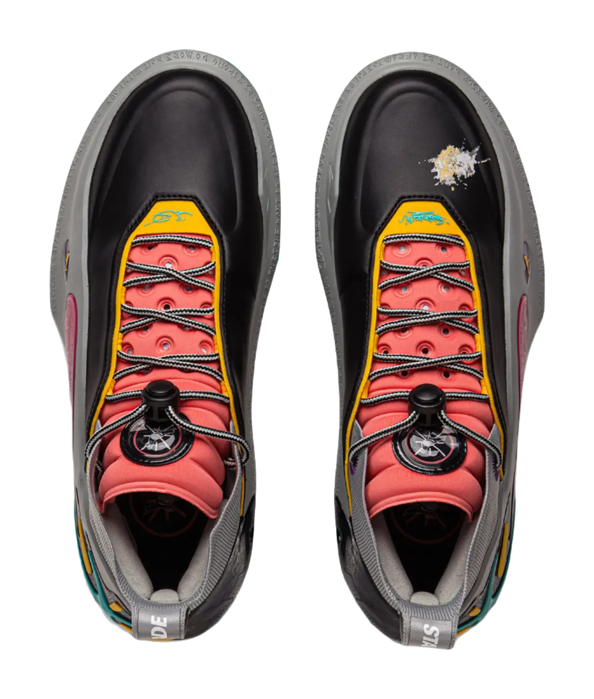 Li-Ning x Staples Way of Wade 11 (WOW11) 'Pigeon Retro Card' Basketball Shoes Mens Black Gray  vjsneaker.com