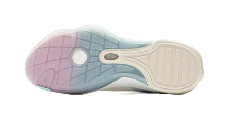 LiNing Abrasion Resistant Slip Resistant Low Top Basketball Shoes Mens White Blue