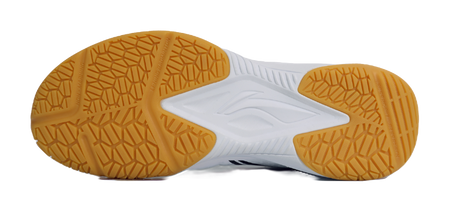 LiNing Ace Cushioning Slip Resistant Coverage Low Top Badminton Shoes Unisex White Black 