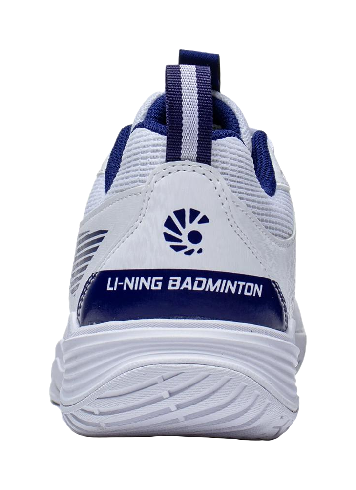 LiNing Ace V Collection Slip Resistant, Abrasion Resistant, Breathable Low top Badminton Shoes Unisex White Blue 