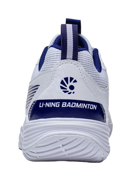 LiNing Ace V Collection Slip Resistant, Abrasion Resistant, Breathable Low top Badminton Shoes Unisex White Blue 
