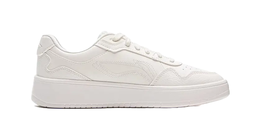 LiNing Acer Truncatum Coverage Anti Slip And Wear Resistant Low Top Skateboard Shoes Men's Mist White 