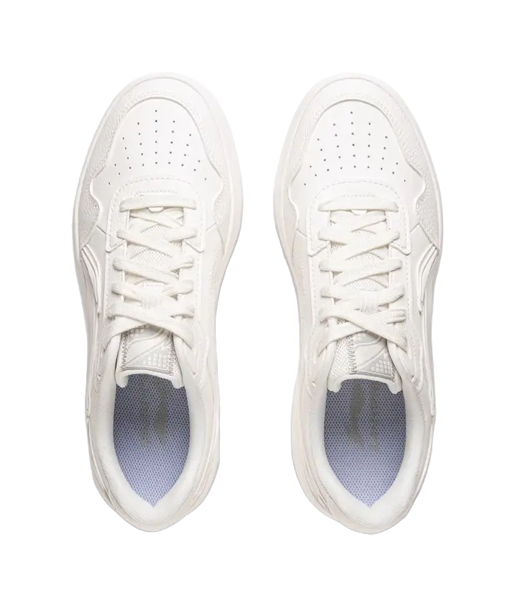 LiNing Acer Truncatum Coverage Anti Slip And Wear Resistant Low Top Skateboard Shoes Men's Mist White 