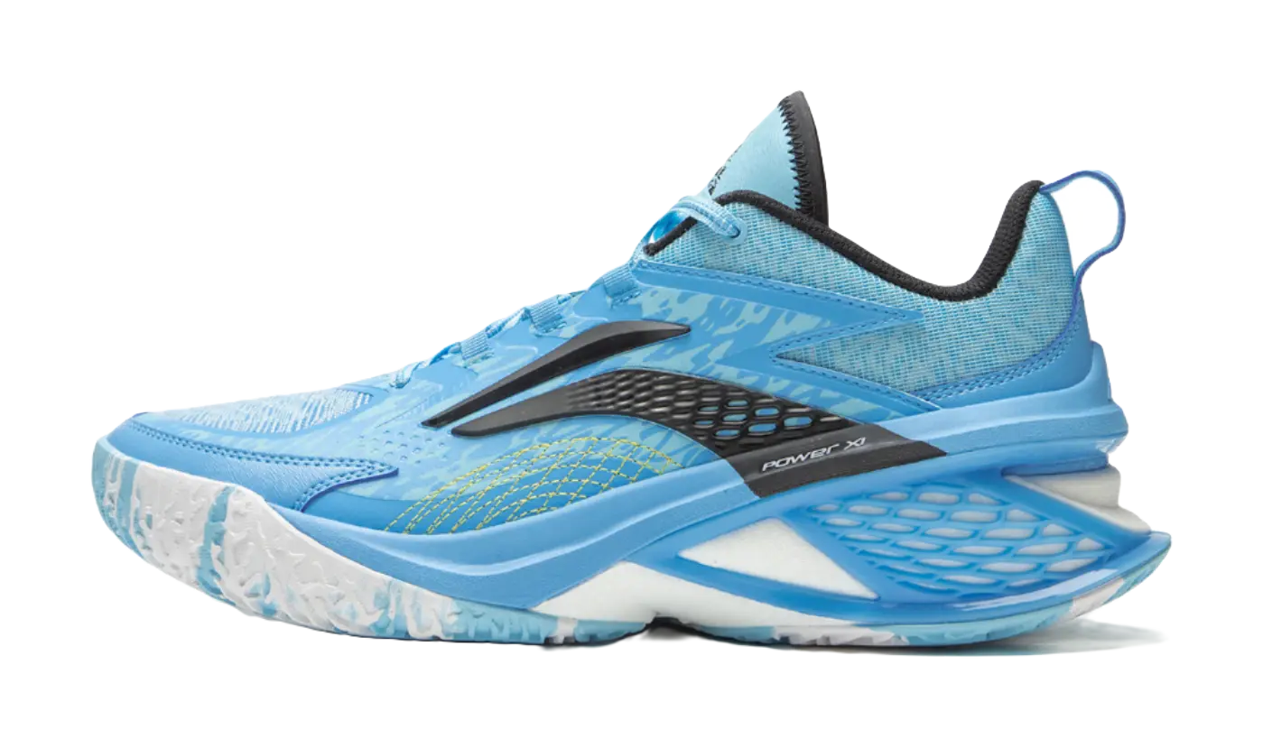 LiNing Air Raid 11 Cushioned Slip-Resistant Lightweight Low-Top Performance Basketball Shoes Mens Blue  vjsneaker.com