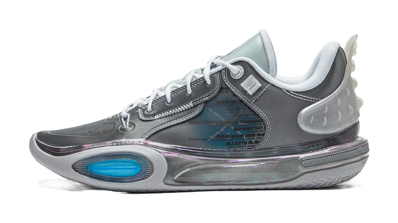 LiNing All City 11 Cushioning Low-Top Basketball Shoes Unisex Gray  vjsneaker.com