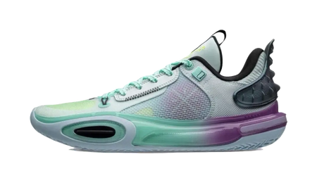 LiNing All City 11 Psychedelic Cushioning Anti-Slip And Wear-Resistant Low-Top Basketball Shoes Mens Blue  vjsneaker.com