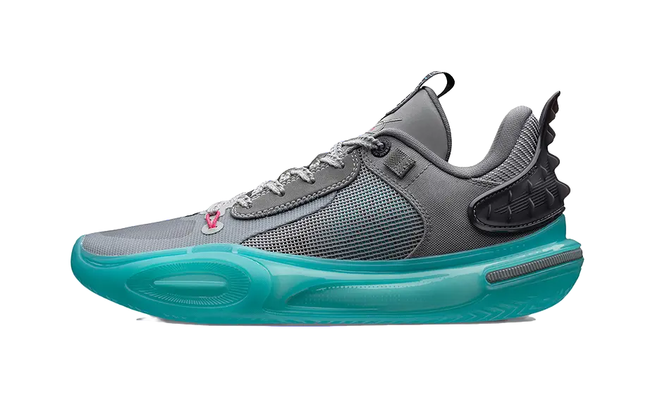 LiNing All City 11 TNS Team No Sleep Abrasion Resistant Breathable Coverage Low top Basketball Shoes Mens Snow Gray  vjsneaker.com