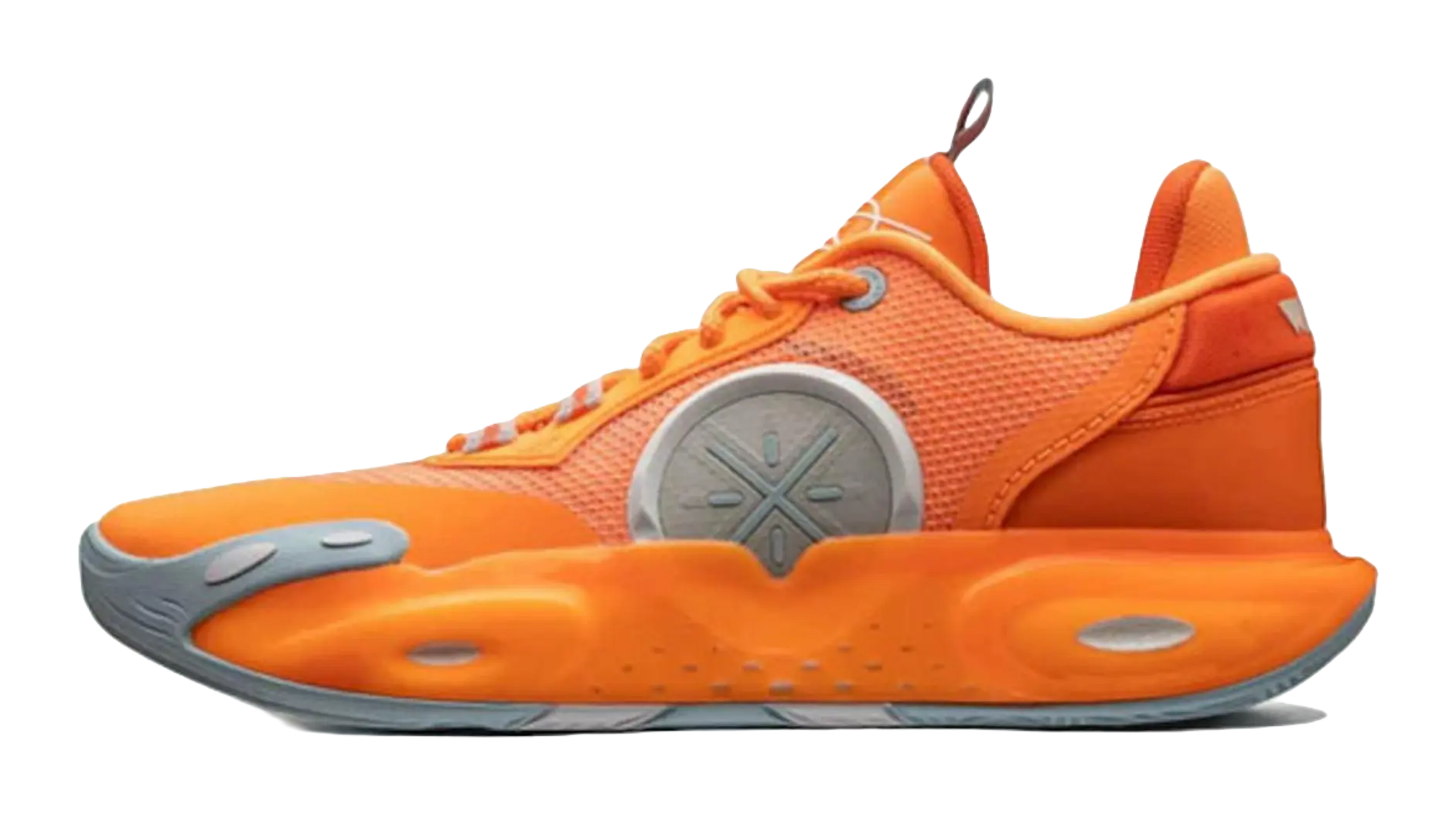 LiNing All City 12 Anti-Slip Wear-Resistant Low-Top Basketball Shoes Mens Orange  vjsneaker.com