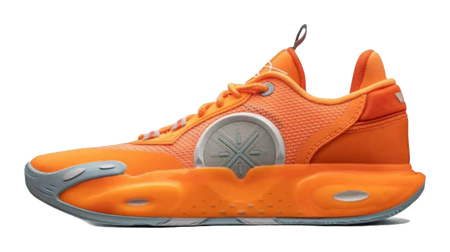 LiNing All City 12 Anti-Slip Wear-Resistant Low-Top Basketball Shoes Mens Orange  vjsneaker.com