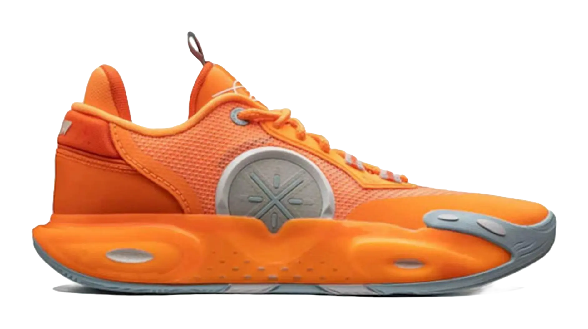 LiNing All City 12 Anti-Slip Wear-Resistant Low-Top Basketball Shoes Mens Orange  vjsneaker.com