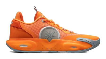 LiNing All City 12 Anti-Slip Wear-Resistant Low-Top Basketball Shoes Mens Orange  vjsneaker.com