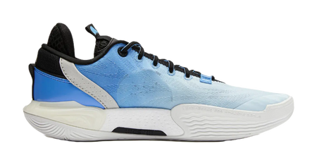 LiNing All City 12 Shock Absorbers Slip Resistant Abrasion Resistant Breathable Low top Basketball Shoes Mens Blue  vjsneaker.com