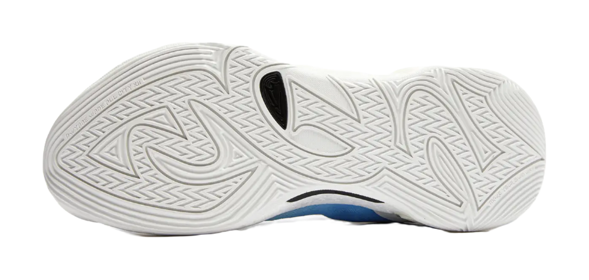 LiNing All City 12 Shock Absorbers Slip Resistant Abrasion Resistant Breathable Low top Basketball Shoes Mens Blue  vjsneaker.com