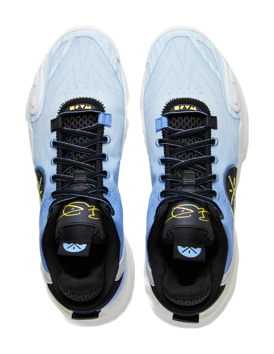 LiNing All City 12 Shock Absorbers Slip Resistant Abrasion Resistant Breathable Low top Basketball Shoes Mens Blue  vjsneaker.com