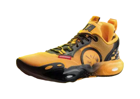 LiNing All City 12 Yellow Blood Special Edition Cushioning Wear-Resistant Low-Top Basketball Shoes Mens Yellow  vjsneaker.com