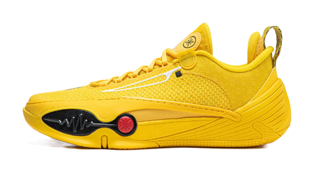 LiNing All City 14 Cushioning Slip Resistant Abrasion Resistant Rebound Low top Basketball Shoes Mens Bee Yellow  vjsneaker.com