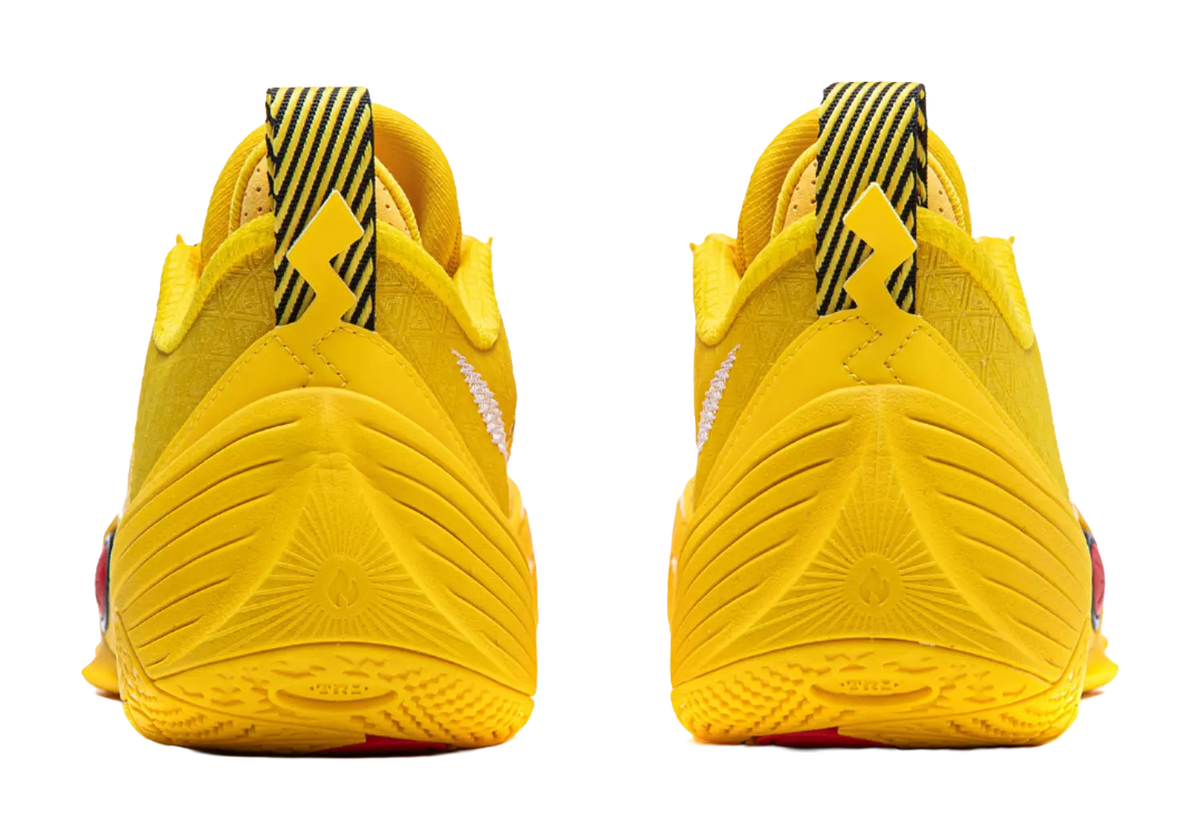 LiNing All City 14 Cushioning Slip Resistant Abrasion Resistant Rebound Low top Basketball Shoes Mens Bee Yellow  vjsneaker.com