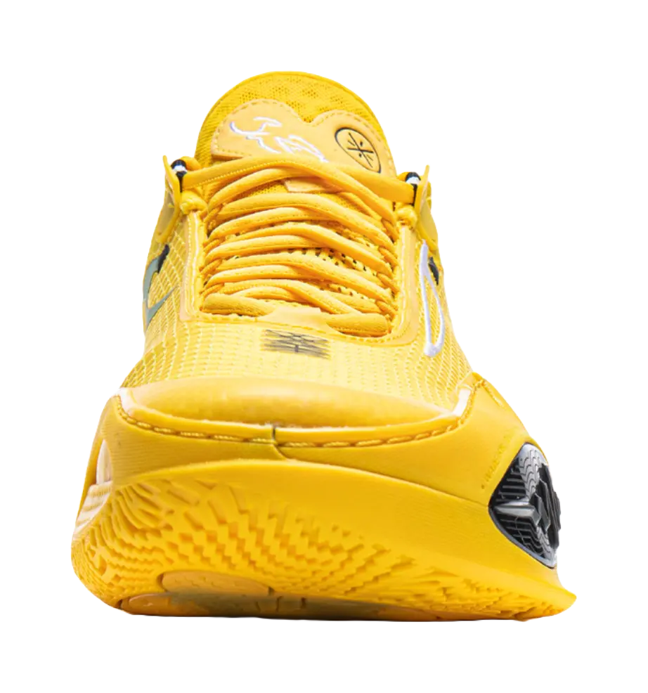 LiNing All City 14 Cushioning Slip Resistant Abrasion Resistant Rebound Low top Basketball Shoes Mens Bee Yellow  vjsneaker.com