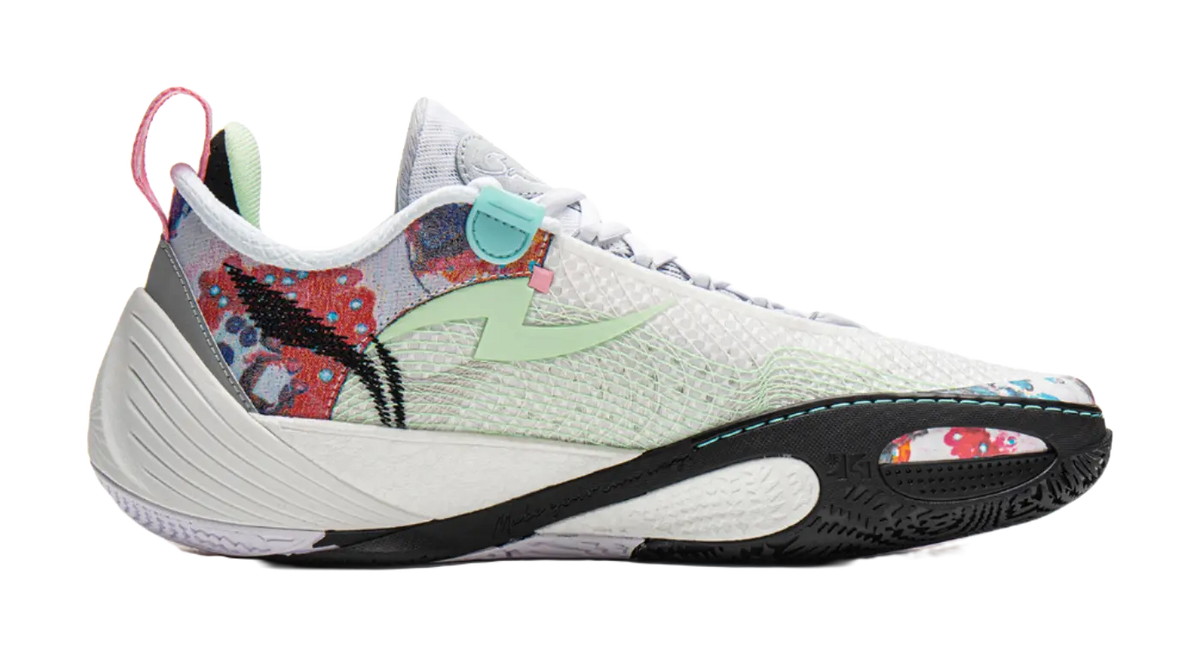 LiNing All City 14 Cushioning Slip Resistant Abrasion Resistant Rebound Low top Basketball Shoes Mens Standard White  vjsneaker.com