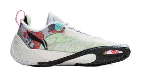 LiNing All City 14 Cushioning Slip Resistant Abrasion Resistant Rebound Low top Basketball Shoes Mens Standard White  vjsneaker.com