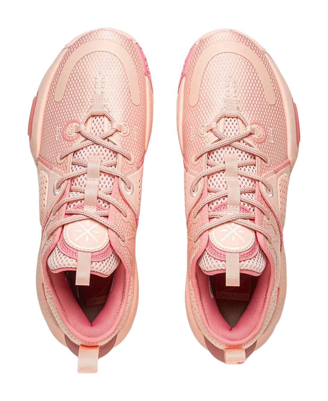 LiNing All City 9 V1.5 Cushioning Anti-Slip And Wear-Resistant Coverage Support Low-Top  Basketball Shoes Salt Pink 