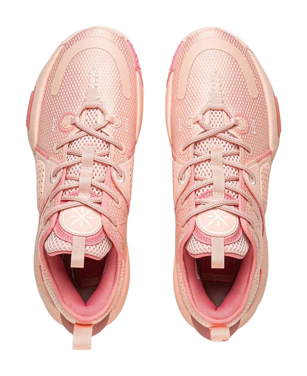 LiNing All City 9 V1.5 Cushioning Anti-Slip And Wear-Resistant Coverage Support Low-Top  Basketball Shoes Salt Pink 