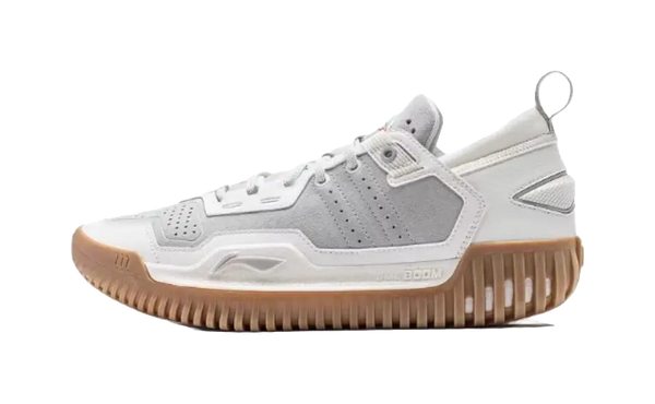 LiNing Anti 5 Low Cushioning Abrasion Resistant Lightweight Basketball Shoes Mens White 