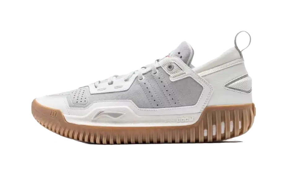 LiNing Anti 5 Low Cushioning Abrasion Resistant Lightweight Basketball Shoes Mens White 