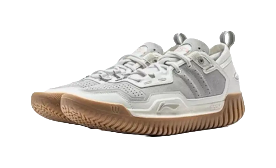 LiNing Anti 5 Low Cushioning Abrasion Resistant Lightweight Basketball Shoes Mens White 