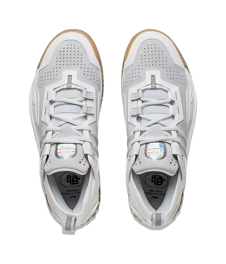 LiNing Anti 5 Low Cushioning Abrasion Resistant Lightweight Basketball Shoes Mens White 