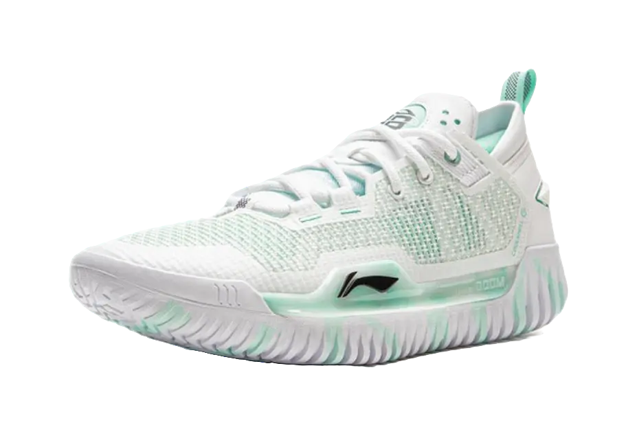 LiNing Anti 5 Low Cushioning, Wear Resistant Low Top Basketball Shoes Mens Standard White 