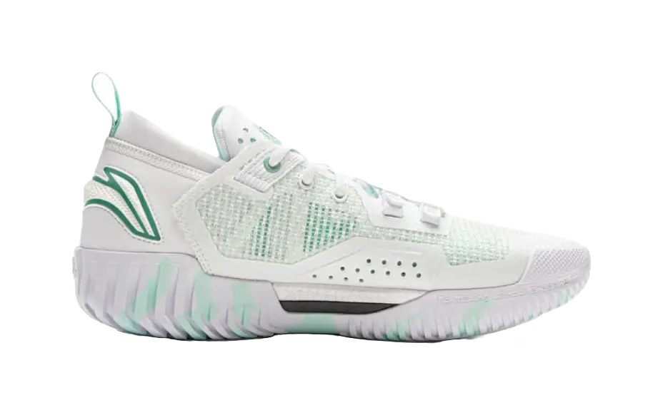 LiNing Anti 5 Low Cushioning, Wear Resistant Low Top Basketball Shoes Mens Standard White 