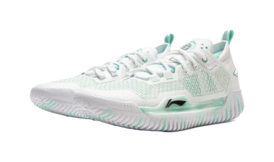 LiNing Anti 5 Low Cushioning, Wear Resistant Low Top Basketball Shoes Mens Standard White 