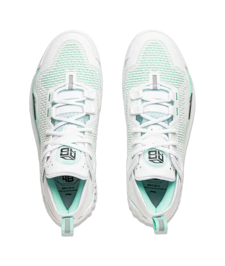 LiNing Anti 5 Low Cushioning, Wear Resistant Low Top Basketball Shoes Mens Standard White 