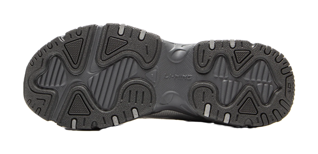 LiNing Anti-Slip And Wear-Resistant Breathable Low-Top Casual Shoes Men's White Gray 