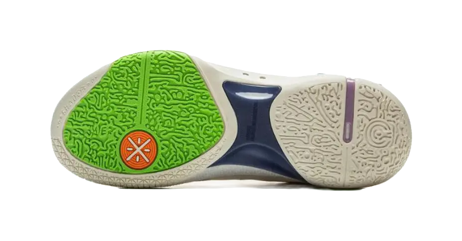 LiNing Anti Slip Wear Resistant Low Top Basketball Shoes Mens Beige  vjsneaker.com